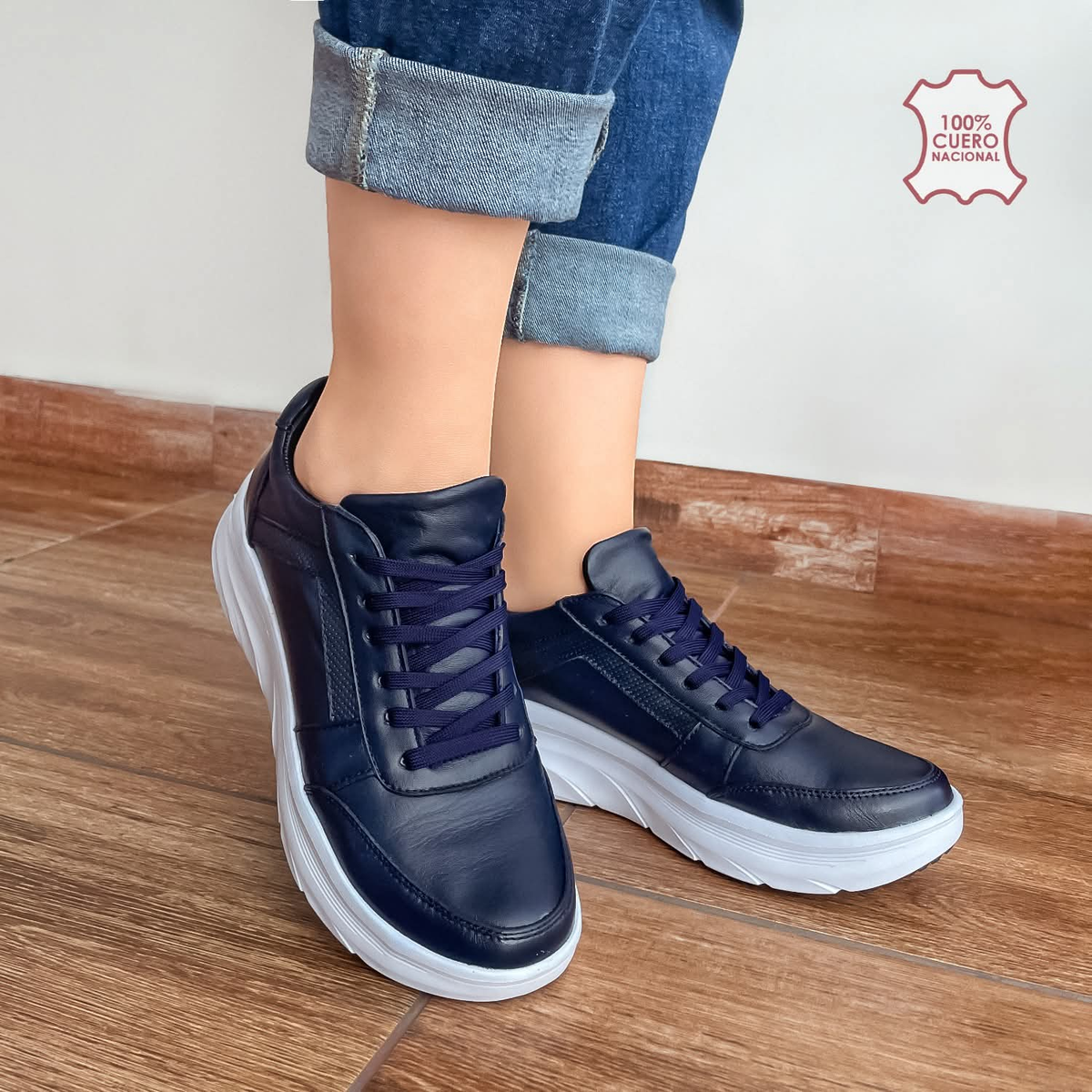 Zapatillas de Cuero